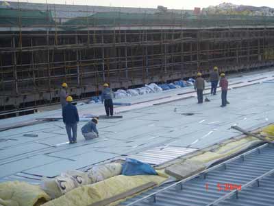 國(guó)家會(huì)議中心戶外施工現(xiàn)場(chǎng)全景探析